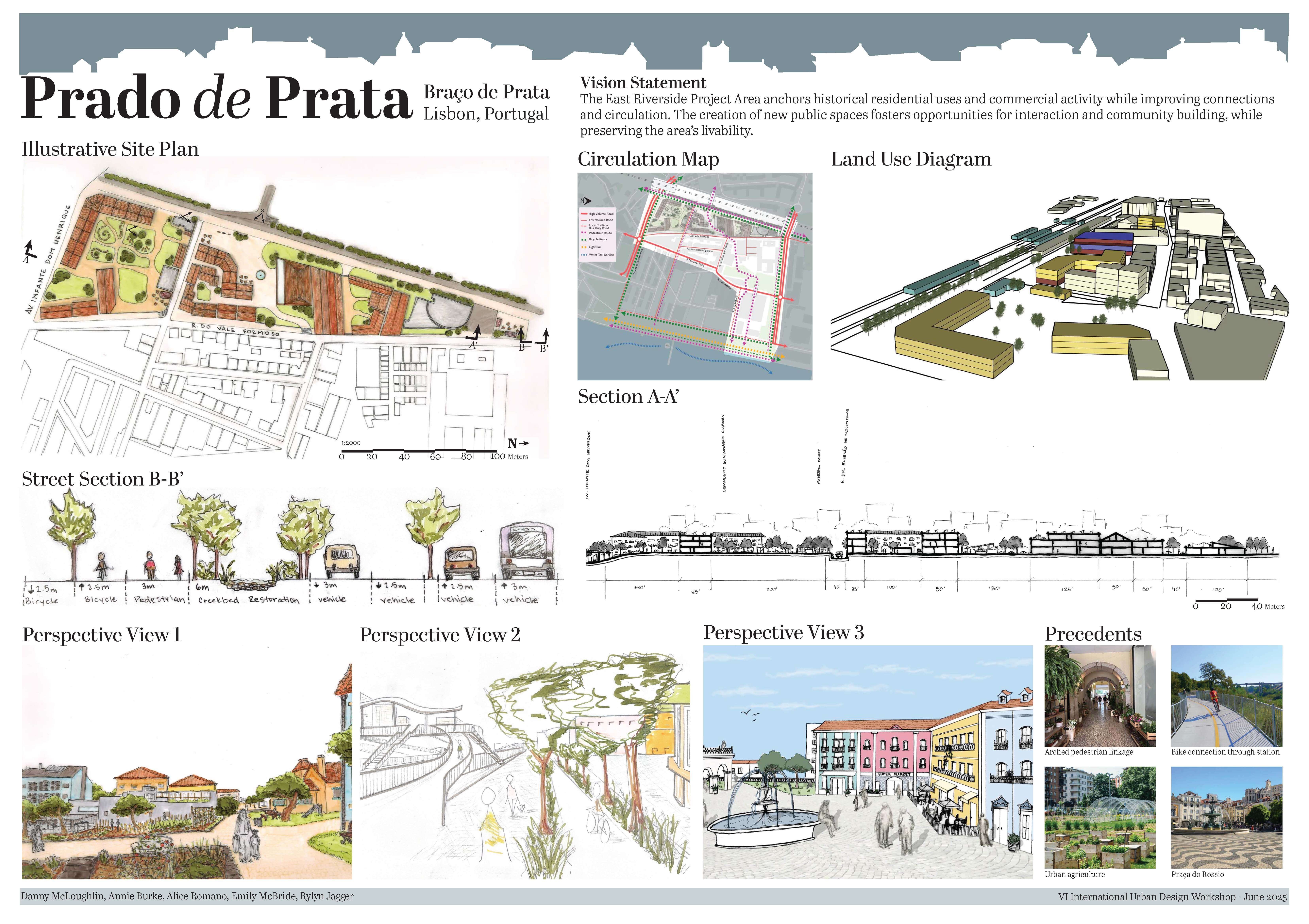 Prado de Prata, Lisbon urban design poster